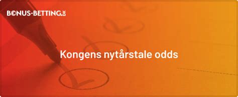 odds nytårstale|Kongens nytårstale odds 2024 .